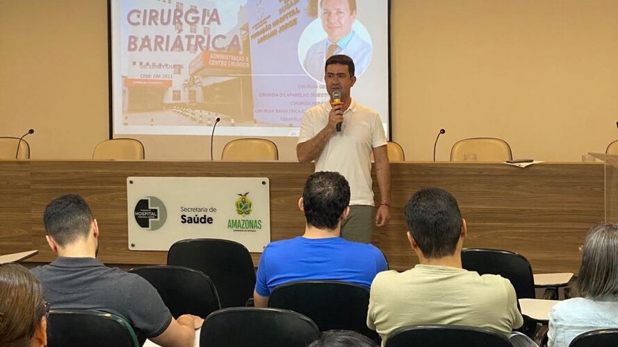 Profissionais da saúde recebem treinamento para cuidados com pacientes bariátricos - Foto: Divulgação/ FHAJ