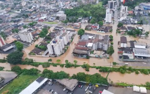 Chuva em Santa Catarina - Foto: Coredec/Santa Catarina