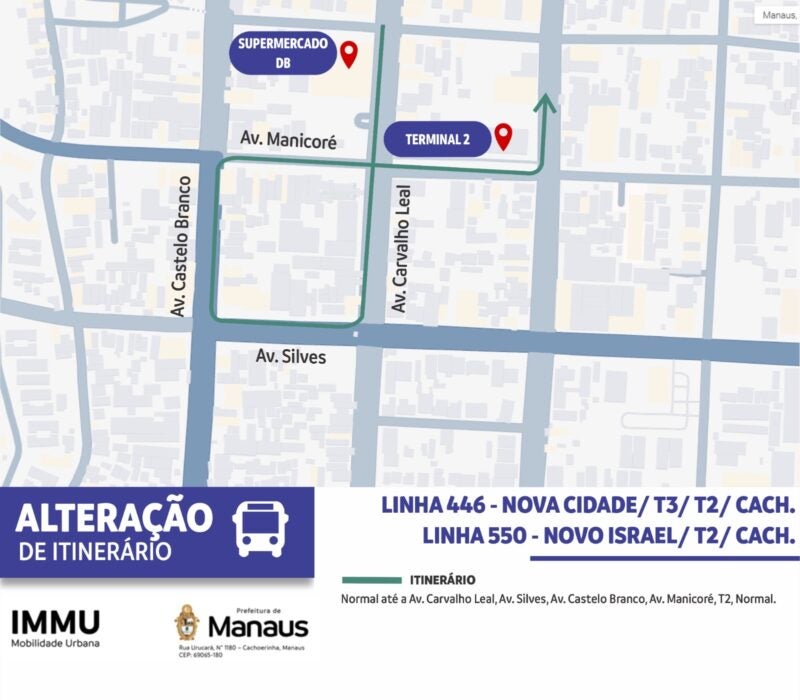 Linhas de ônibus das zonas Norte e Oeste serão alteradas a partir de quarta-feira, 1º/1