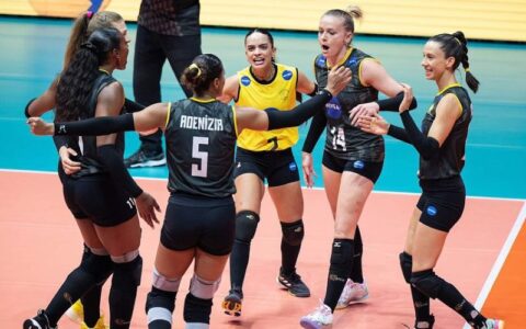 Vôlei feminino - Foto: Reprodução/Instagram @praiaclubeoficial