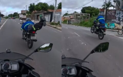 Motociclista - Foto: Reprodução/Instagram @hanriquebentesoli