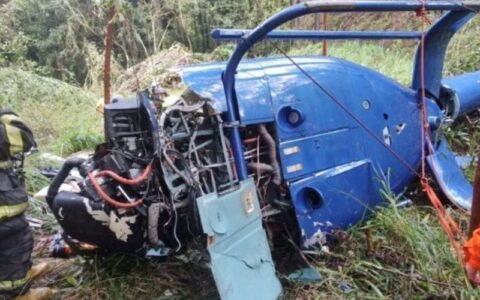 Casal morre após queda de helicóptero em SP; piloto e criança são resgatados com vida