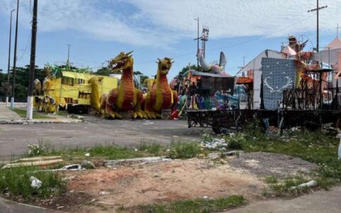 MP do Amazonas investiga descarte irregular de resíduos na Avenida do Samba