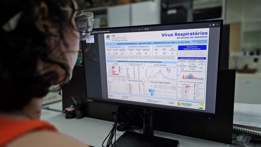 Saúde divulga informe epidemiológico de SRAG por Vírus Respiratórios no Amazonas