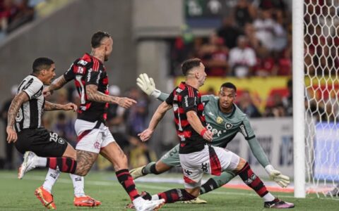 Flamengo vence Botafogo e assume a liderança do Campeonato Carioca