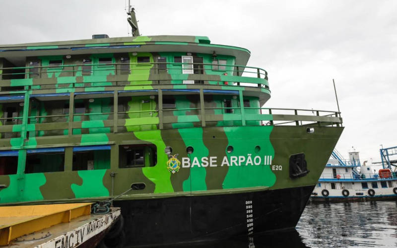 Governador Wilson Lima inaugura Base Arpão 3, fortalecendo ações de segurança na calha do Solimões
