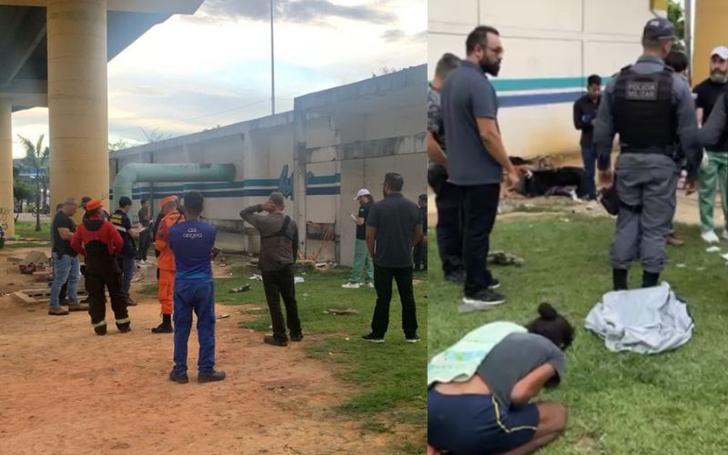 Foto: Reprodução / redes sociais Vídeo: mãe se desespera ao ver filho morto em reservatório de água no Coroado