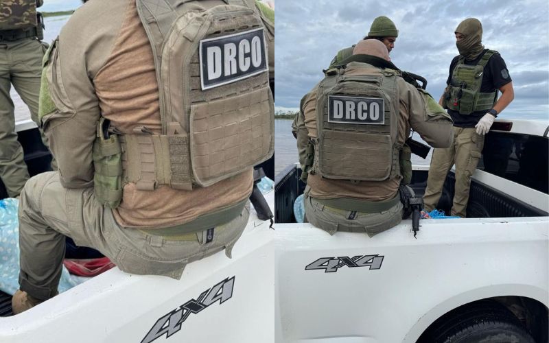 (Foto-montagem: Divulgação/PC-AM) Suspeito de tráfico e estupro é baleado após reagir à ordem de prisão em Urucará