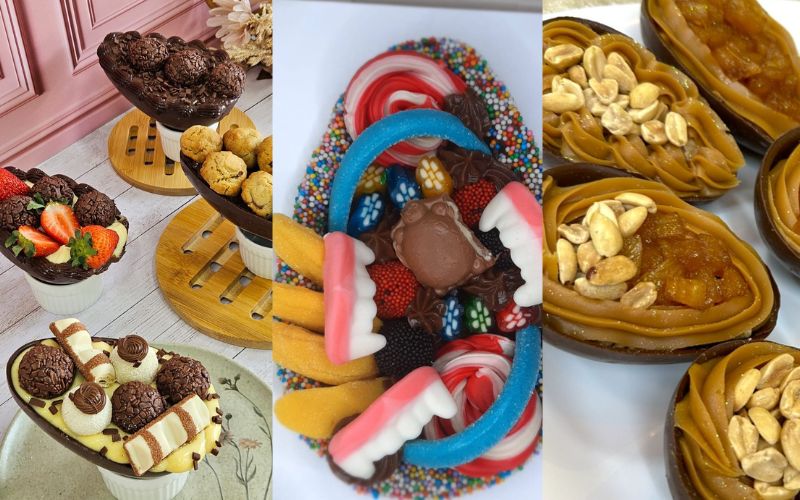 (Foto: Divulgação / arquivo pessoal) Páscoa: empreendedoras apostam na produção de ovos de chocolate para impulsionar negócios