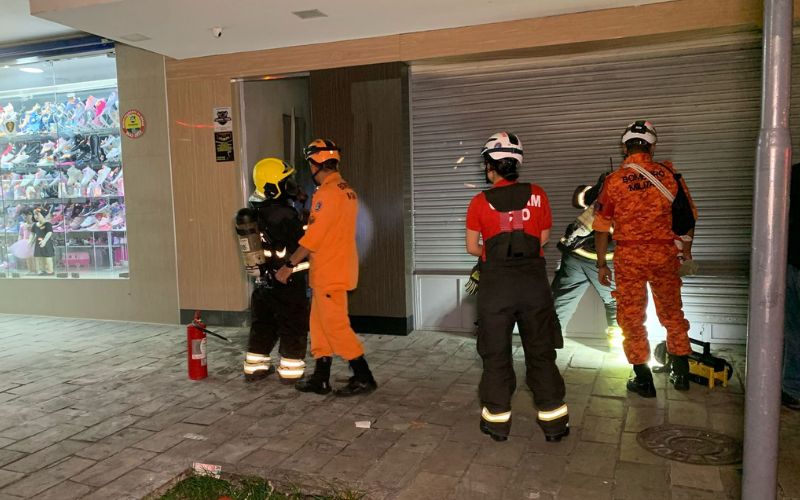 Foto: Divulgação / redes sociais Princípio de incêndio atinge loja no Centro de Manaus
