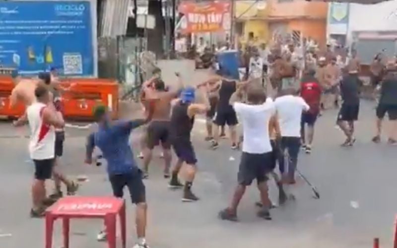 Torcidas do Flamengo e Fluminense entram em conflito antes do jogo