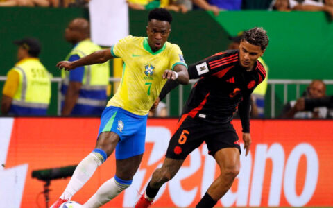 Vinicius Júnior decide e Brasil derrota Colômbia pelas Eliminatórias