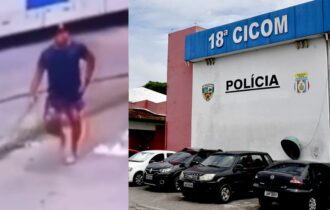 Homem agride adolescente autista em Manaus (Foto: Divulgação/SSP-AM)