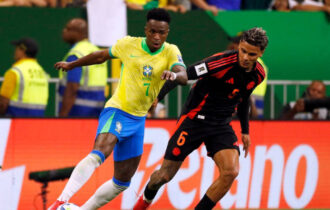 Vinicius Júnior decide e Brasil derrota Colômbia pelas Eliminatórias