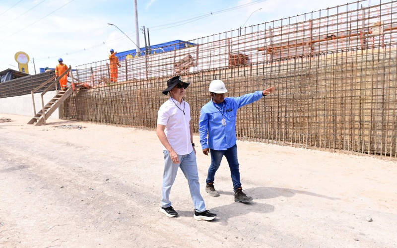 (Foto: Dhyeizo Lemos/Semcom) Obras do complexo Rei Pelé atingem 90% de execução e avançam na zona Leste