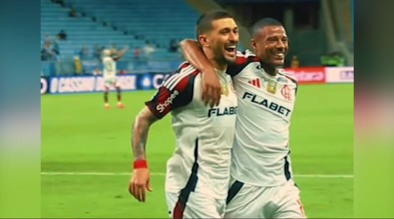 (Foto: Reprodução/Instagram/@flamengo) Arrascaeta decide, e Flamengo vence o Grêmio após tropeço na Libertadores