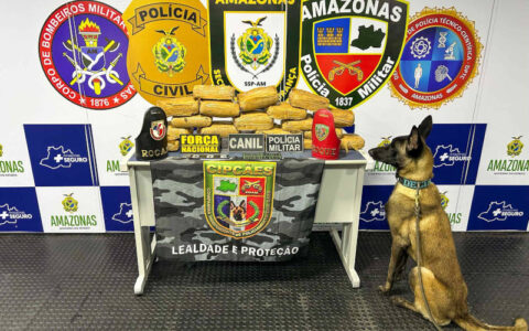 Base Arpão 3: Mulher é presa pela PMAM tentando transportar cerca de 23 kg de drogas para Manaus