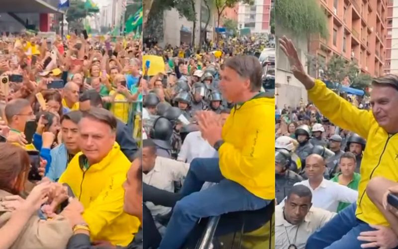 Foto: Reprodução / redes sociais Bolsonaro nega tentativa de golpe e diz esperar por “ajuda externa”