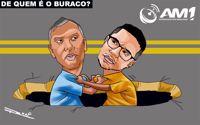 Crise no Japiim: buraco vira disputa política entre Pai Amado e Rodrigo Guedes Crise no Japiim: buraco vira disputa política entre Pai Amado e Rodrigo Guedes