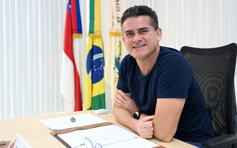 (Foto: Divulgação/Semcom) David Almeida participa de articulação regional para a COP30