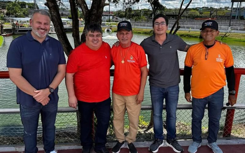 (Foto: Reprodução/Redes Sociais David Reis) David Reis assume interinamente a Prefeitura de Manaus
