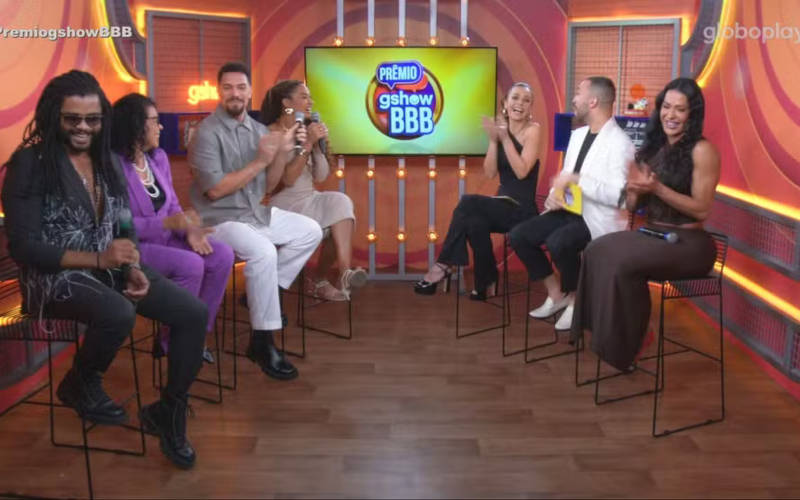 (Foto: Reprodução / gshow) Eva e João Gabriel discutem no Prêmio gshow BBB 25 e brother dispara: ‘Não fez questão’