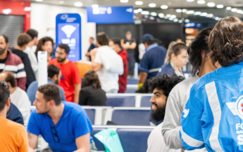 (Foto: Jerônimo Gonzalez/MS) Força Nacional do SUS ultrapassa 700 atendimentos a brasileiros repatriados dos EUA