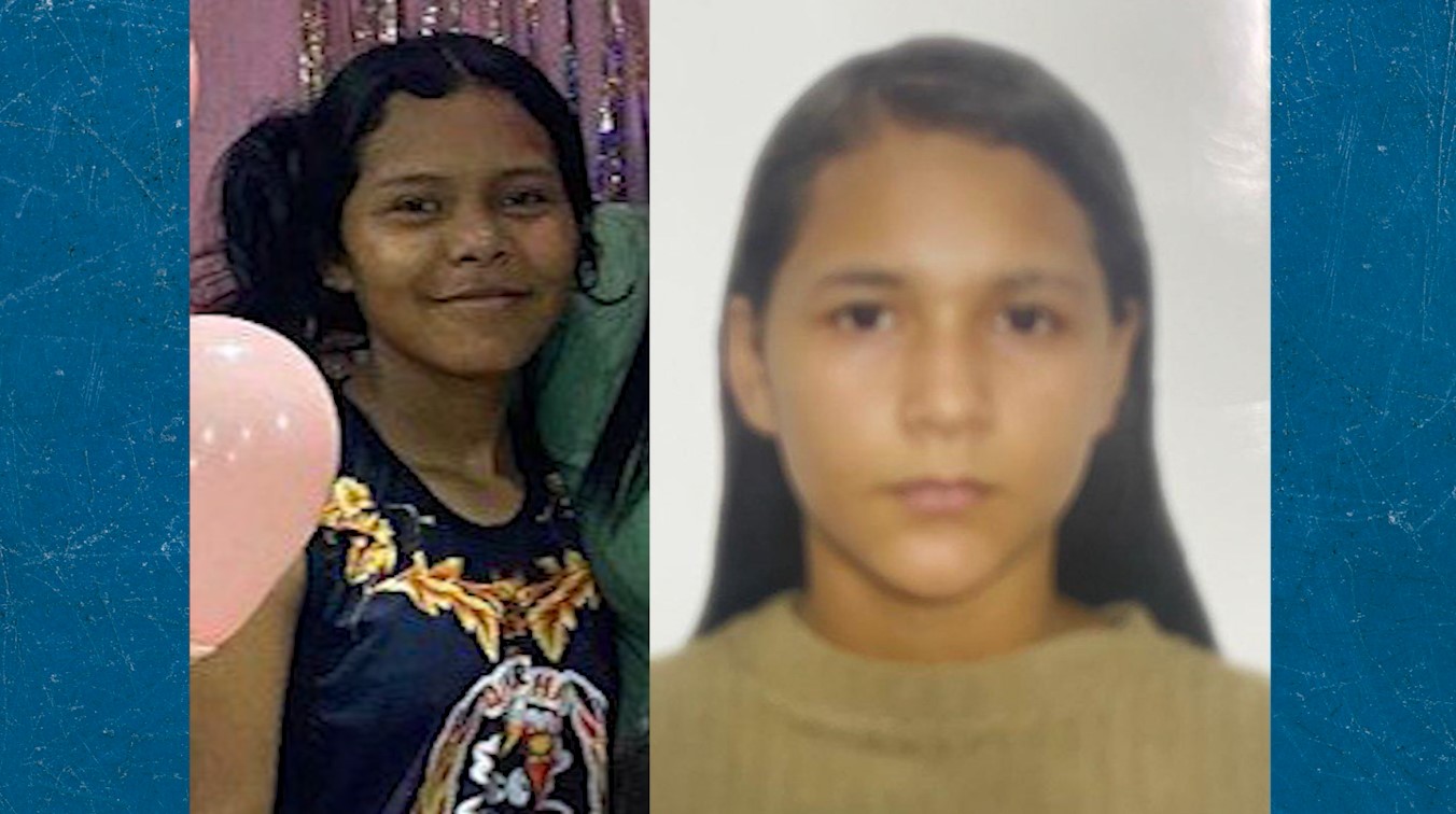 Ana Clara de Jusus Silva-
Thayla Regina da Silva Alves-Foto: Divulgação/PC-AM)
Imagens das duas adolescentes desaparecidas em Manaus são divulgadas pela Polícia Civil