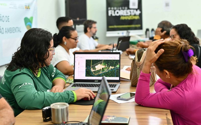 (Foto: Divulgação/ Moisés Henrique/Ipaam) Ipaam conclui Mutirão do CAR em Presidente Figueiredo com quase 600 produtores rurais atendidos