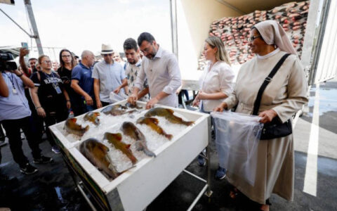 Peixe no Prato Solidário: Governador Wilson Lima entrega mais de 300 toneladas de pescado para instituições