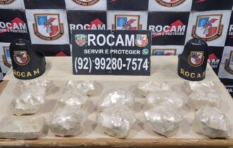PMAM prende homem em Coari com mais de R$ 280 mil em pedra de oxi