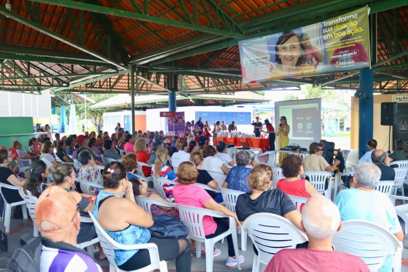 (Foto: Luiz Benjamin/FDT) Prefeitura incentiva bem-estar na terceira idade com palestra sobre suplementação