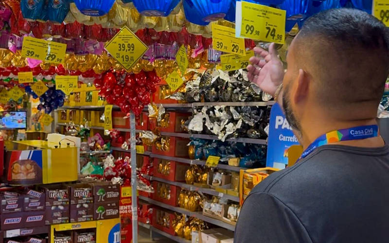(Foto: Divulgação/Procon Manaus) Ovos de Páscoa têm diferenças de até R$ 26 entre comércios de Manaus