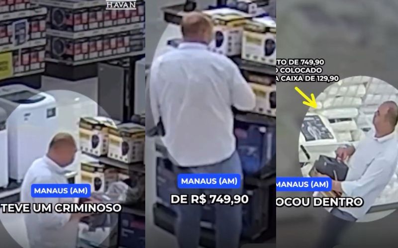 Reprodução: Redes Sociais Secretário de Infraestrutura de Presidente Figueiredo é exonerado após vídeo polêmico em loja da Havan