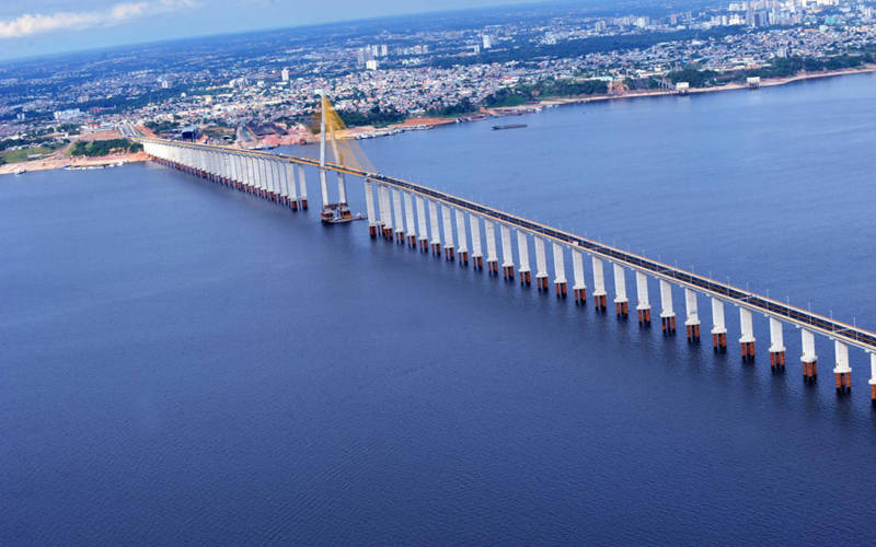 (Foto: Chico Batata/Agecom) Suposto risco de desabamento da Ponte Rio Negro é investigado pelo MP