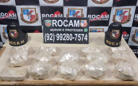 PMAM prende homem em Coari com mais de R$ 280 mil em pedra de oxi