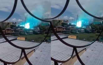 Incêndio atinge subestação em Manaus e provoca apagão em bairros da cidade