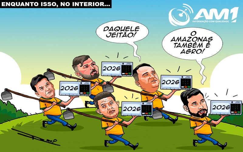 PL-AM aquece motores no interior e finge que não é campanha