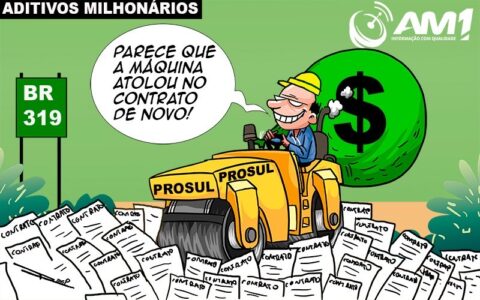 Contrato da BR-319 com a Prosul já soma R$ 45 milhões e cinco aditivos