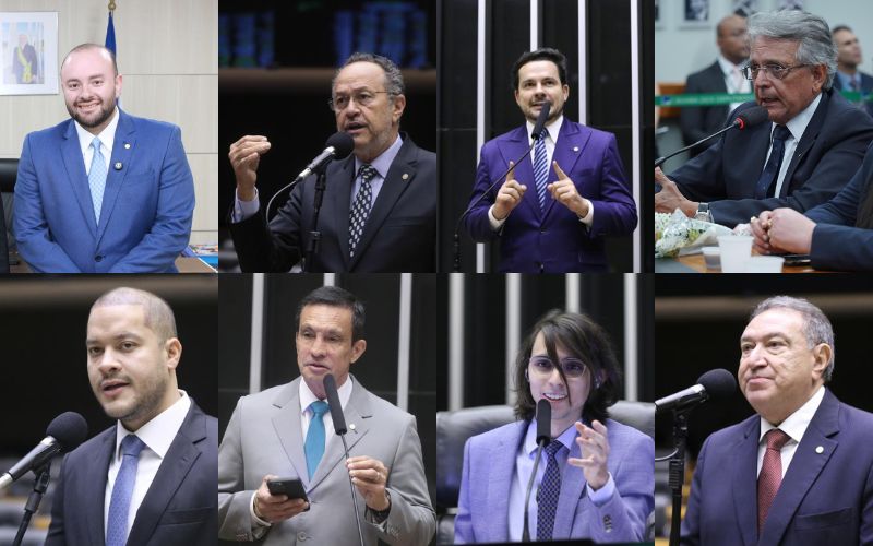 Foto: (Divulgação/ Ascom UB/ Bruno Spada/ Kayo Magalhães/Câmara dos Deputados) Mais de 180 deputados cobram ‘CPI da Fraude no INSS’ enquanto nomes do AM se calam