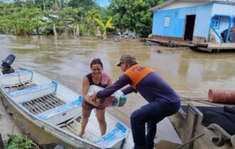 Governo do Amazonas divulga boletim sobre a cheia no estado, neste domingo