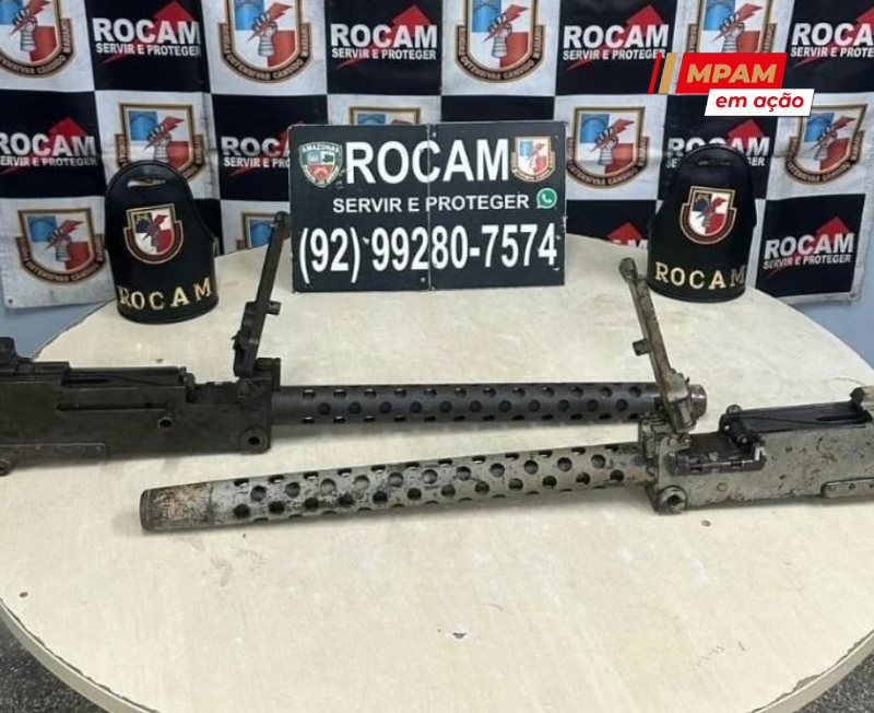 (Foto: Divulgação/PC-AM)
MP contesta soltura de policial flagrado com armas de uso restrito