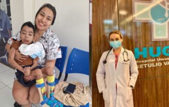 Criança com paralisia cerebral era uma das vítimas da falsa médica presa em Manaus