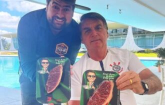 Antes de passar mal, Bolsonaro e apoiadores ganharam churrasco em frigorífico