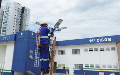 Ilumina+AM moderniza iluminação em 23 unidades policiais de Manaus