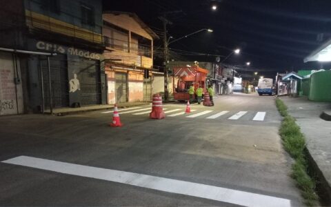 Prefeitura amplia sinalização viária e foca na preservação de vidas em Manaus