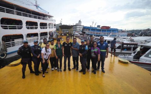 Governo do Amazonas reforça turismo seguro com ação integrada na Balsa Amarela