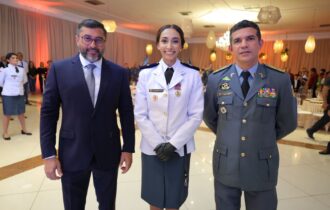 Governador Wilson Lima destaca importância de novos oficiais de saúde para a Polícia Militar