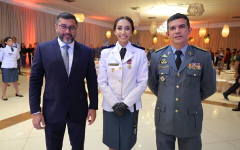 Governador Wilson Lima destaca importância de novos oficiais de saúde para a Polícia Militar