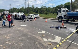 Industriários morrem em grave acidente na Avenida das Torres, em Manaus